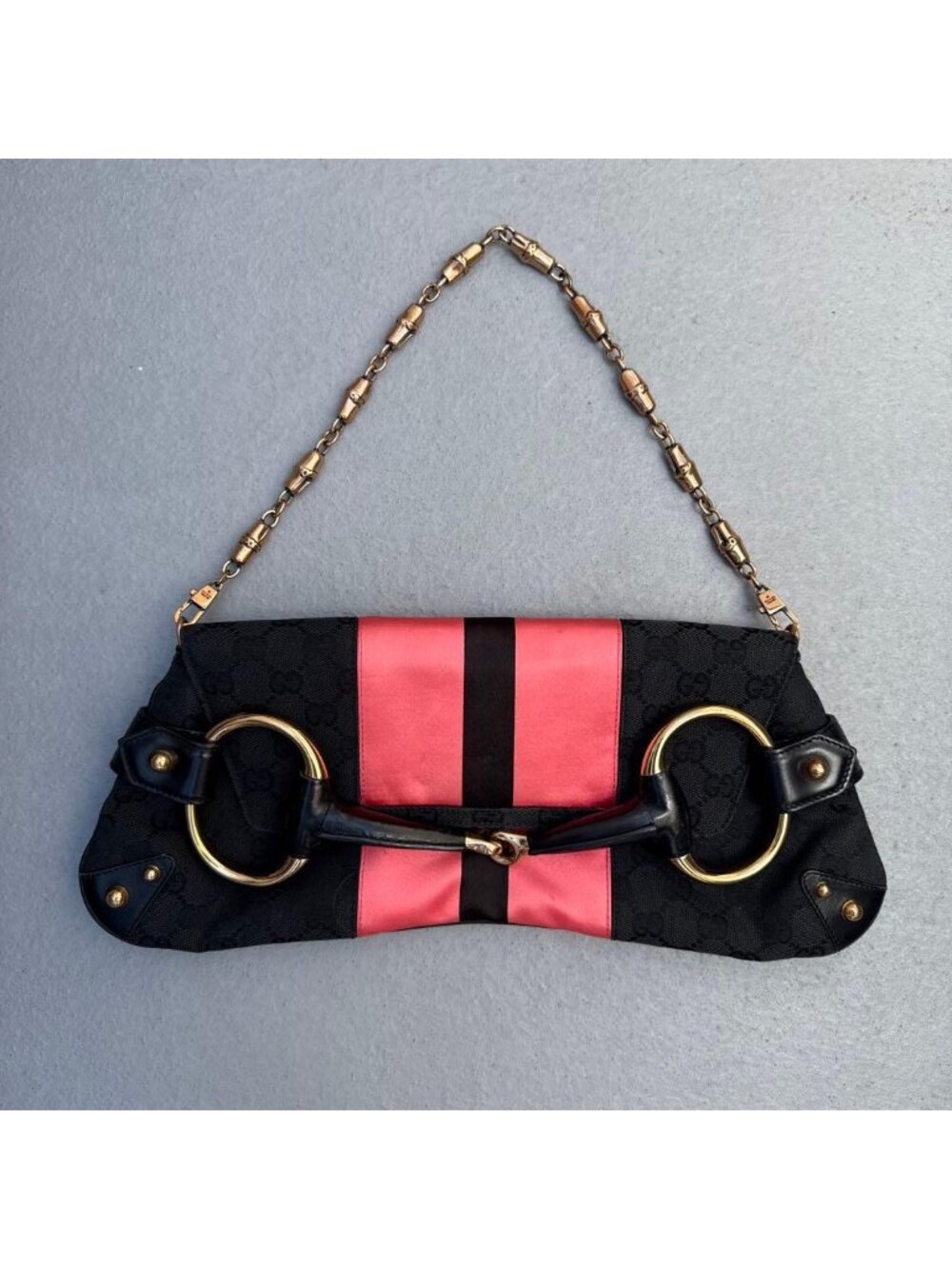 Gucci Tom Ford Era Horsebit Chain Clutch